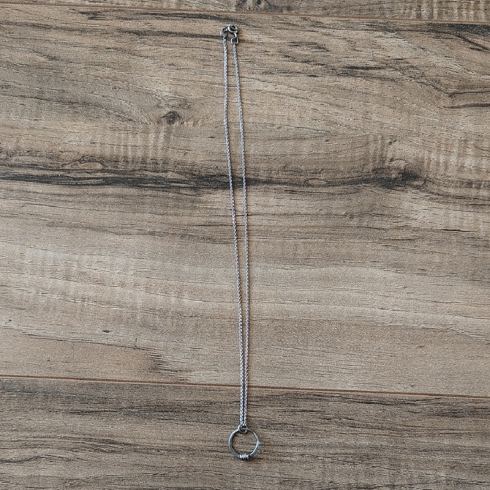 EUC Mixed Metal Ring Necklace